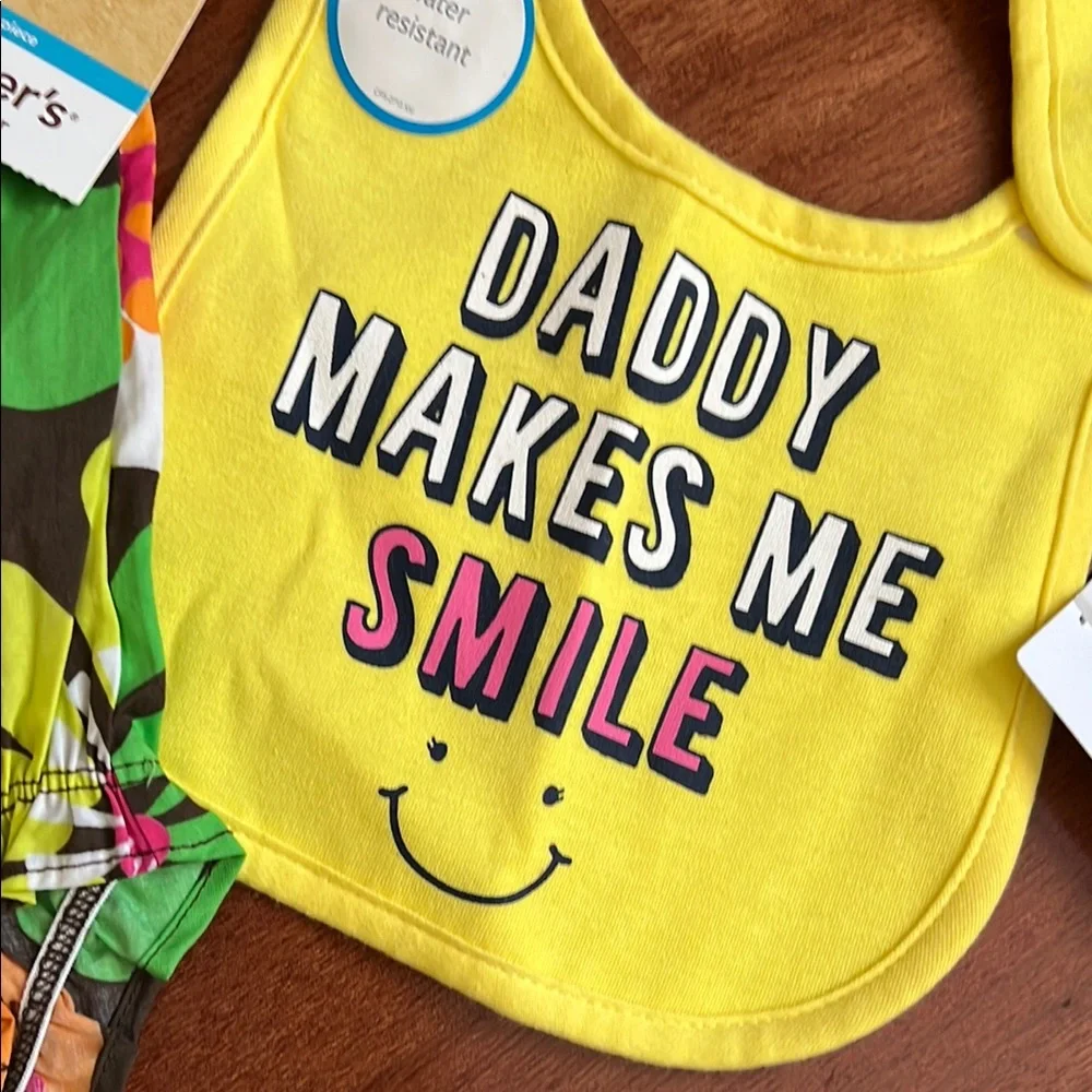 Carter's Baby Bib and Bodysuit